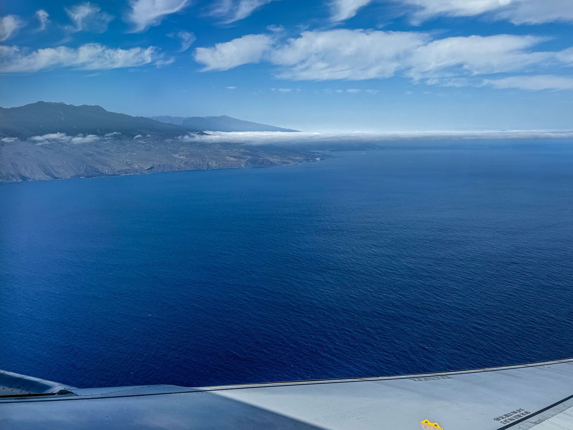 Anflug auf La Palma